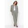 Wasabiconcept gestreepte blouse zwart