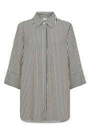 thumbnail: Wasabiconcept gestreepte blouse zwart