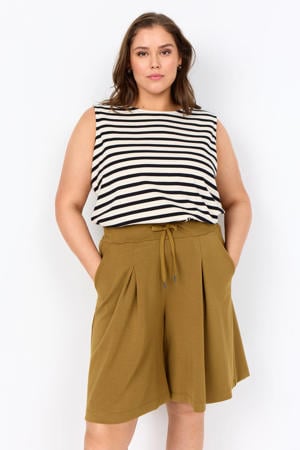 high waist casual short bruin