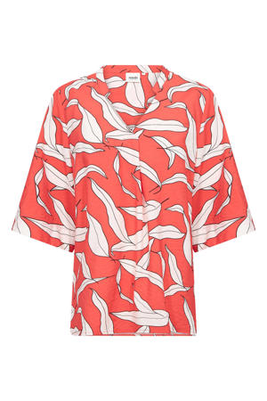 blousetop koraalrood