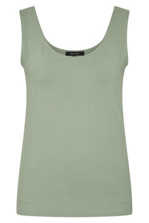 tanktop groen fijn gebreid