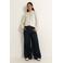 Claudia Sträter high waist wide leg jeans dark blue denim