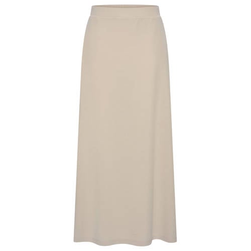 CLAUDIA BY CLAUDIA STRÄTER midi rok fijn gebreid ecru afbeelding