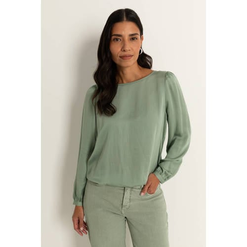 Claudia Sträter blousetop groen afbeelding
