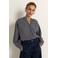 Claudia Sträter gestreepte blouse donkerblauw