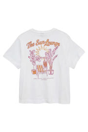 thumbnail: VERO MODA T-shirt met backprint wit