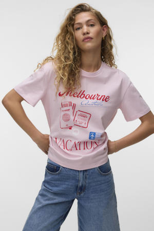 T-shirt lichtroze