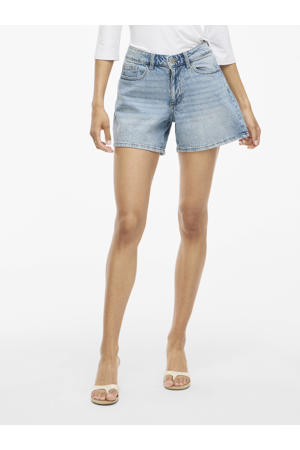 regular waist denim short