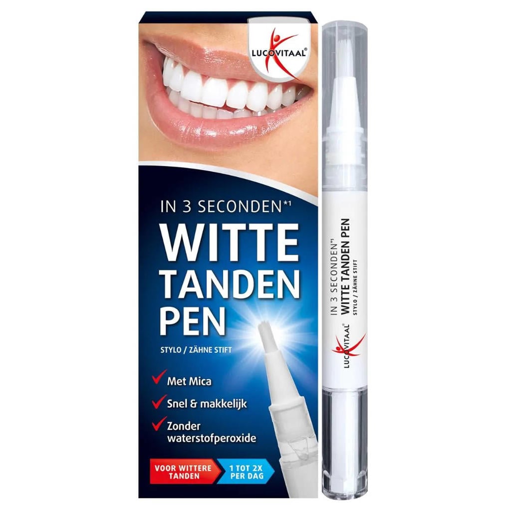 Lucovitaal Witte tanden pen