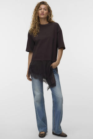 T-shirt donkerbruin