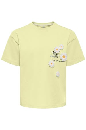 T-shirt geel