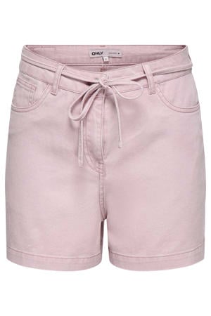 regular high waist casual short lichtroze