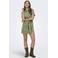 ONLY denim mini jurk groen