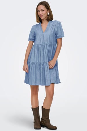 korte jurk blauw