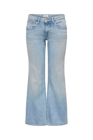 Onljudy Low Waist Flared Dnm Epp low waist flared jeans light blue denim