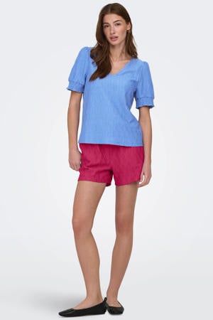 relaxed high waist casual short