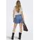 ONLY regular high waist casual short medium blue denim
