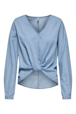 blouse blauw