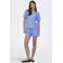 ONLY relaxed high waist casual short blauw
