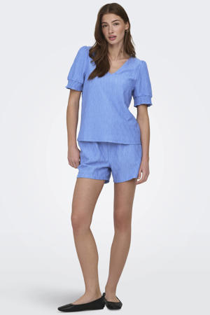 relaxed high waist casual short