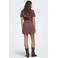 ONLY denim mini jurk rood