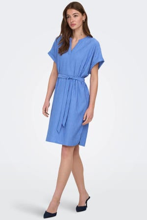 korte jurk blauw