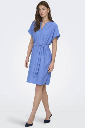 maxi jurk blauw