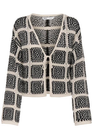vest beige gebreid
