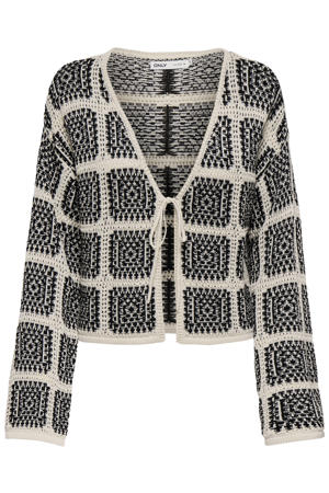 vest beige gebreid