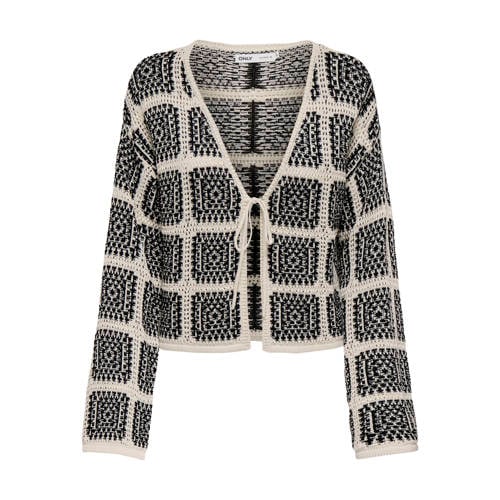 ONLY vest beige gebreid afbeelding