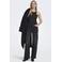 ONLY top zwart rib gebreid