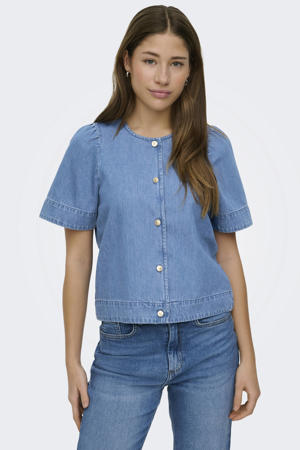 blouse light blue denim