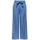 ONLY wide leg casual broek met paisley - medium blue denim
