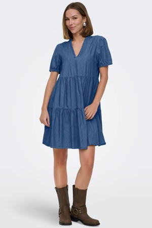 korte jurk blauw