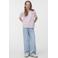 VERO MODA GIRL T-shirt met backprint roze