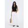 ONLY Onlgianna Mw Straight Dot211 Dnm Noos wide leg jeans ecru