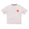 Z8 mini T-shirt Elias  met backprint offwhite/oranje