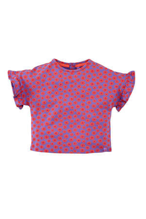 T-shirt Nouk paars/oranje