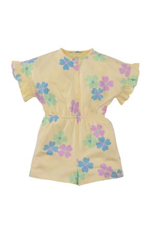 playsuit Veda lichtgeel/lila/blauw
