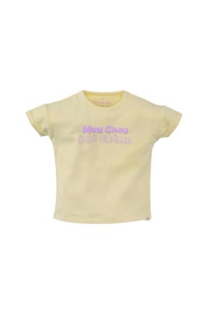 T-shirt Amine lichtgeel