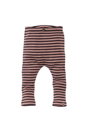 babybroek Julan donkerbruin/beige