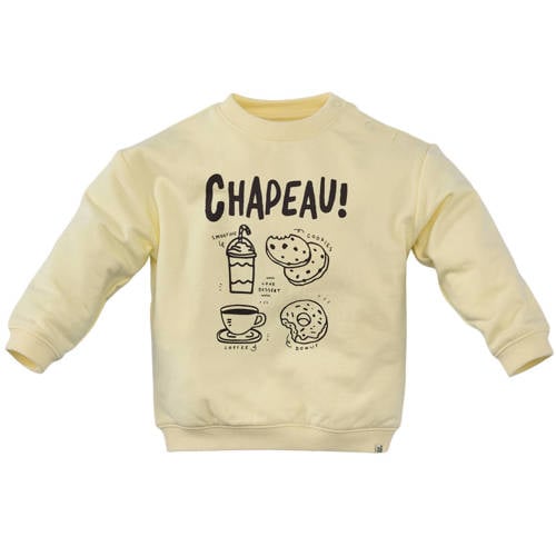 Z8 newborn sweater Guus lichtgeel afbeelding