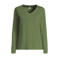 Anytime longsleeve V-hals olijfgroen