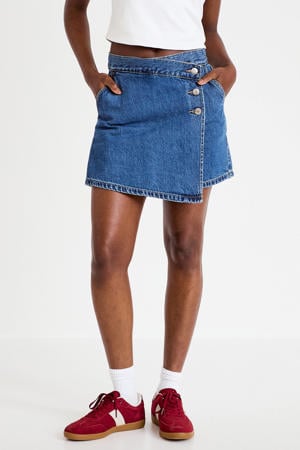 denim skort medium blue