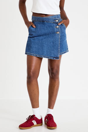 denim skort medium blue