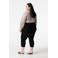 MS Mode slim high waist casual broek zwart
