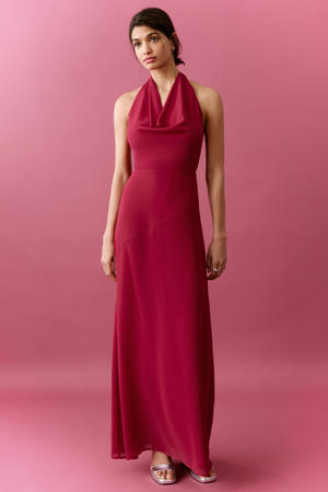 maxi jurk rood