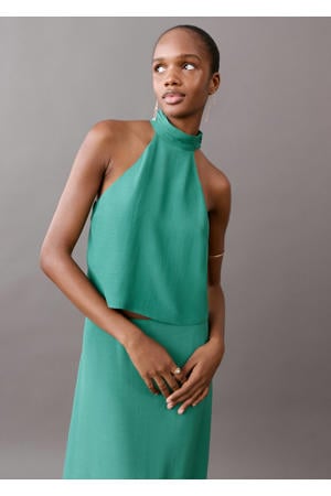 haltertop groen
