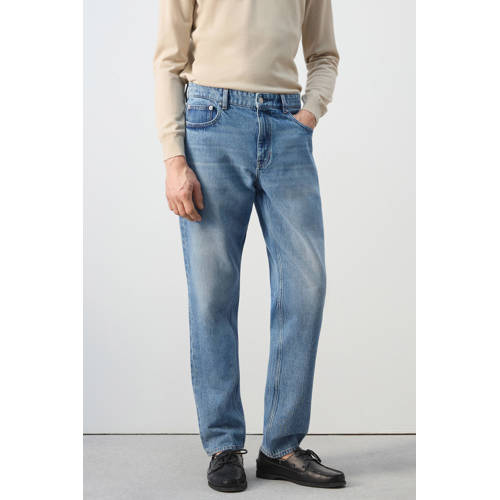 Mango Man regular fit jeans blauw afbeelding