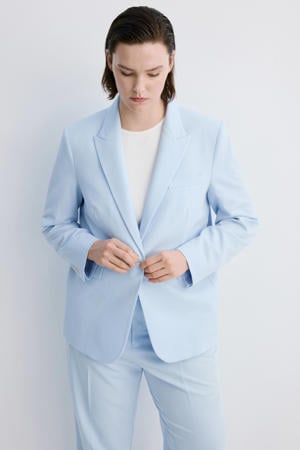 regular blazer lichtblauw